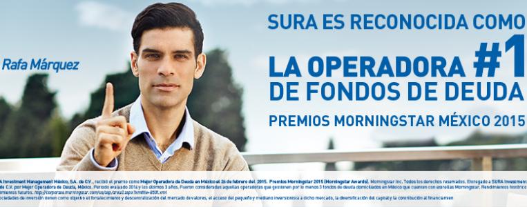 SURA Investment Management México es reconocida como Mejor Operadora de Deuda en los Premios Morningstar México 2015