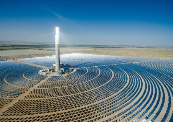 Planta de producción solar 